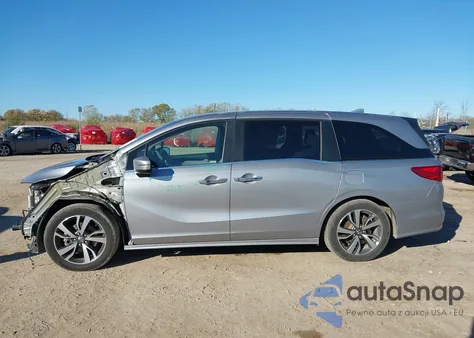 2022 Honda Odyssey Touring from USA, damaged, VIN 5FNRL6H87NB067599